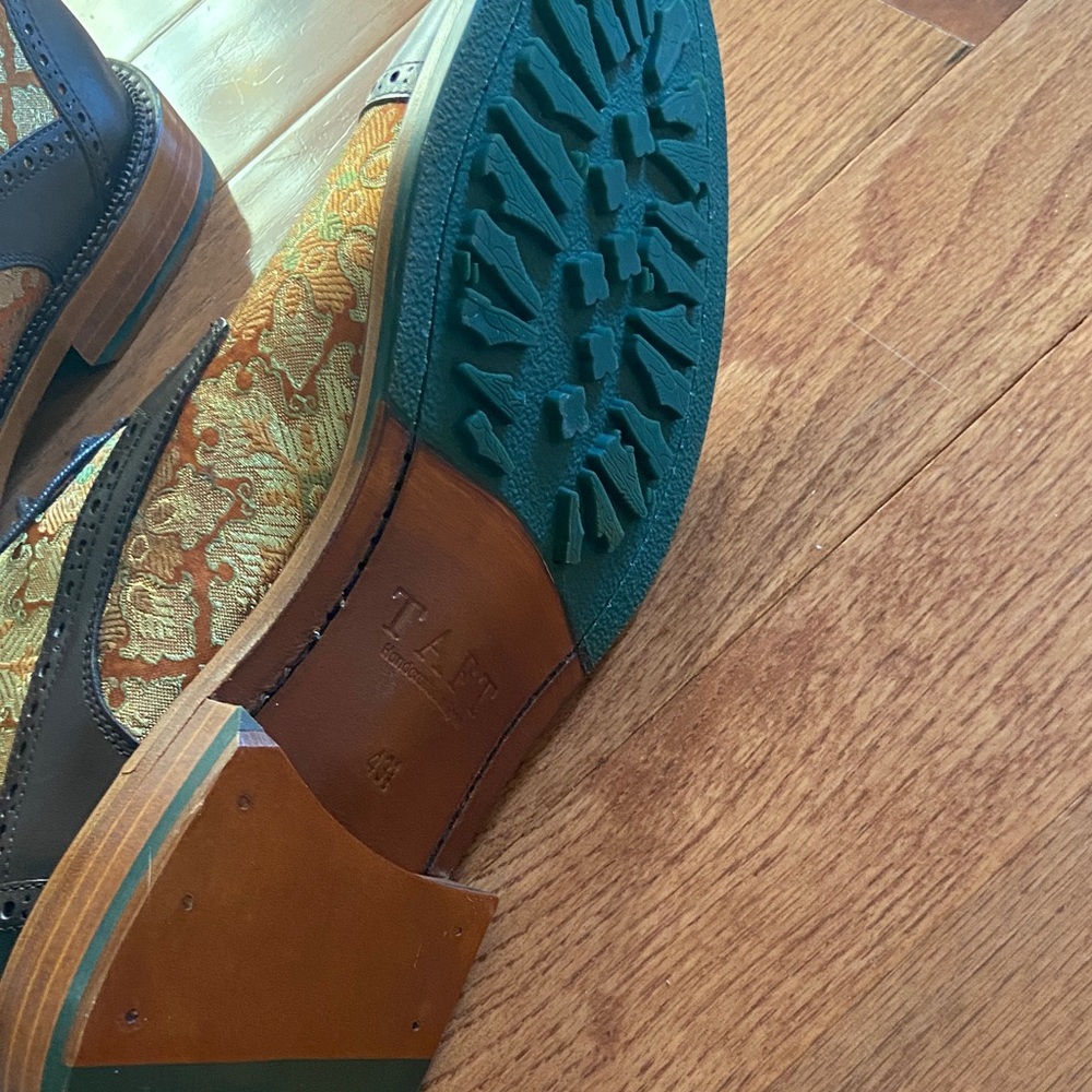 Taft Brown Patterned Men's Boots - Picture 5 of 5